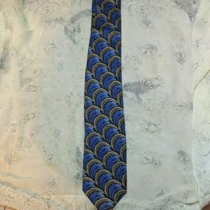 Nice silk tie from The Matrix blue and gold